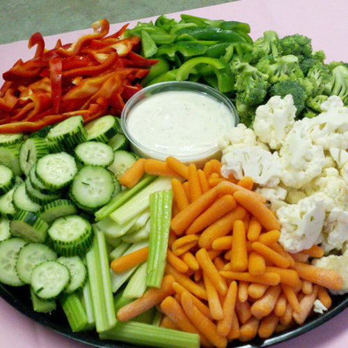 Vegetable Tray, Raw